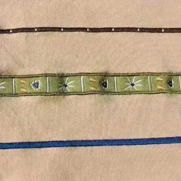 VINTAGE BECHAMEL 80s Mid Sleeve Pattern Detail Sweatshirt Top Women Small - Picture 4 of 10